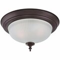 Brightbomb Two Light Indoor Flush Ceiling Fixture, Oil Rubbed Bronze BR2689899